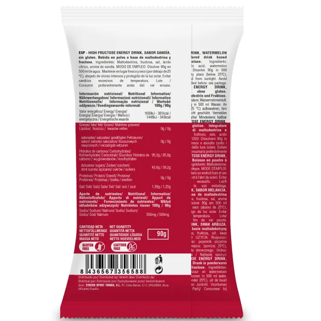 226ers - bautura - High Fructose Energy Drink - Monodosis - Soft Watermelon - 90gr