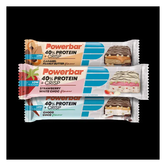 Powerbar - baton proteic activitate sportiva Protein+ 40% - aroma Caramel si unt de arahide - 40g