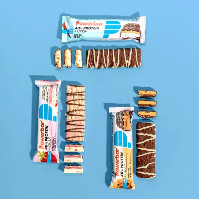 Powerbar - baton proteic activitate sportiva Protein+ 40% - aroma Caramel si unt de arahide - 40g