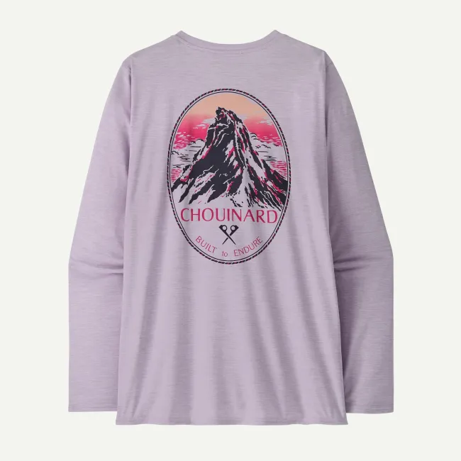 Patagonia - bluza - W Capilene Cool Daily Graphic Lands - Mov