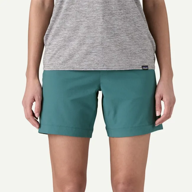 Patagonia - sort - W Landfarer Bike Shorts Wetland Blue - Albastru