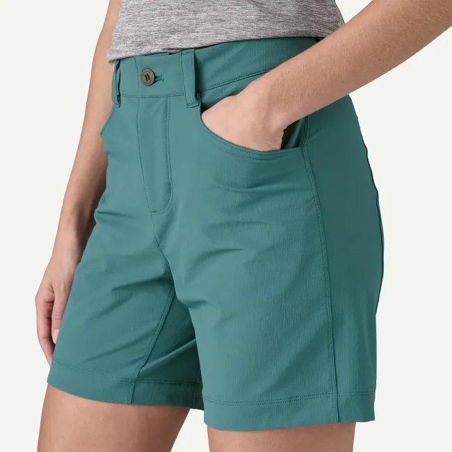 Patagonia - sort - W Landfarer Bike Shorts Wetland Blue - Albastru