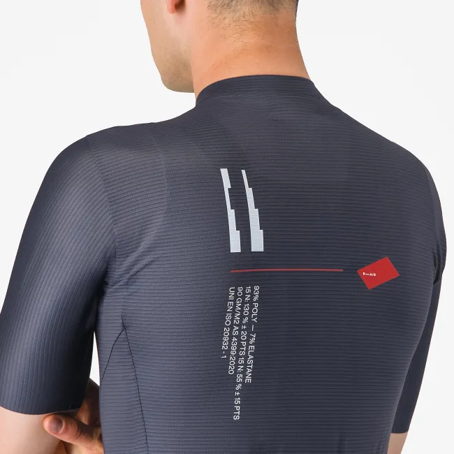 Castelli - tricou ciclism maneca scurta tailored fit - Espresso R--A/D Jersey - albastru Twilight