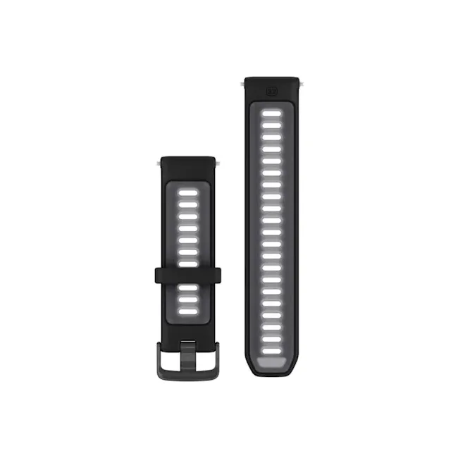 Garmin - curea silicon Forerunner - Quick Release 22 - Negru I Whitestone transparent cu Carcasa slate
