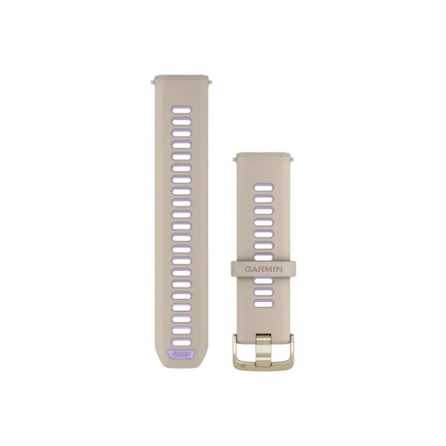 Garmin - curea silicon Forerunner - Quick Release 22 - French Grey I Indigo transparent cu Componente Soft Gold