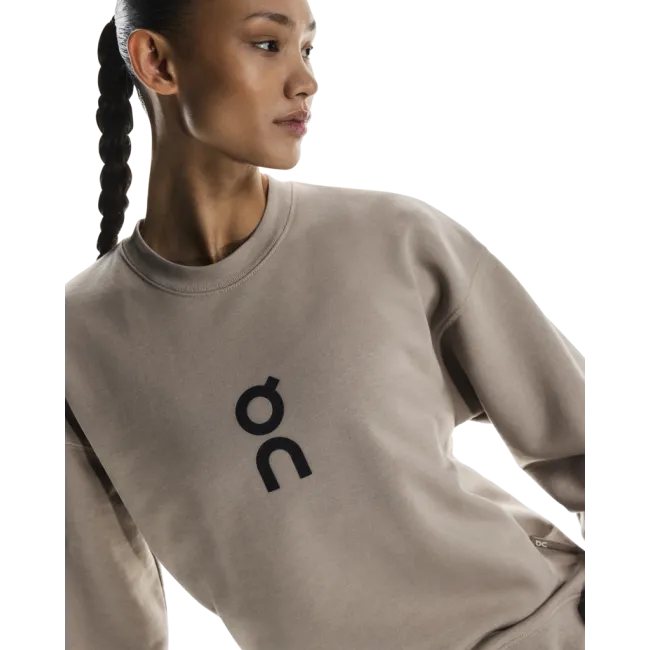 On - bluza cu maneca lunga - Club Crew W - Desert