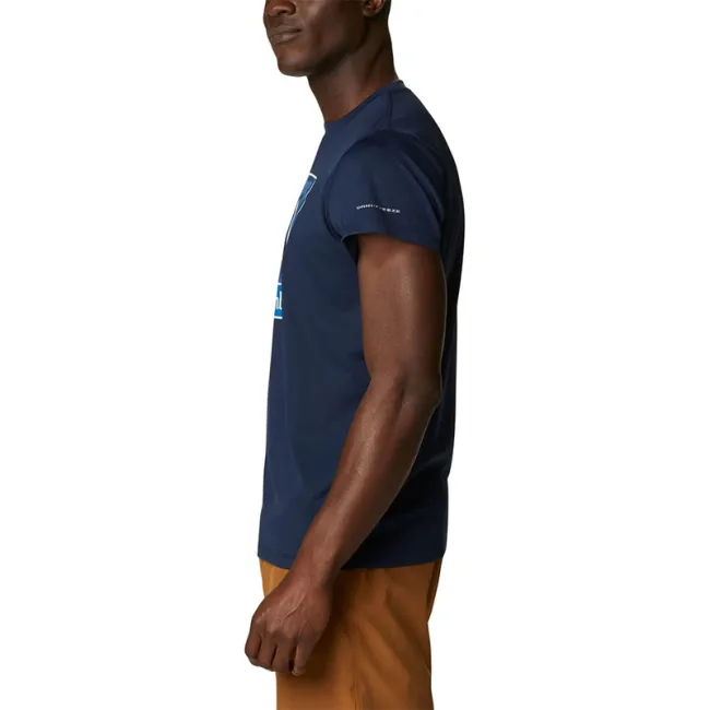 Columbia - Tricou Barbati Columbia Zero Rules Short Sleeve Graphic Shirt - albastru
