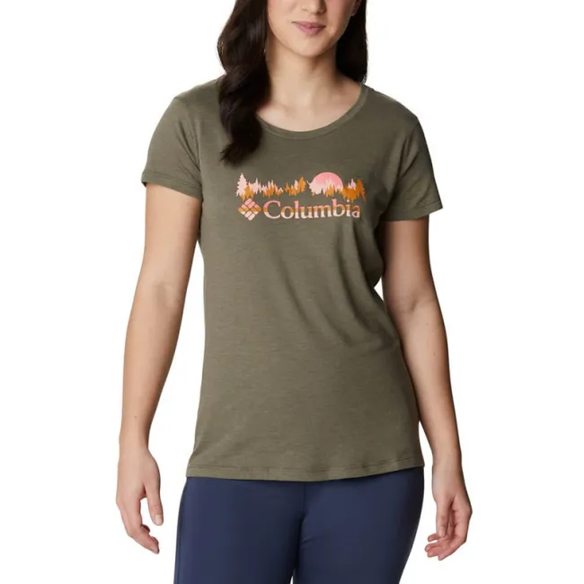 Columbia - Tricou Femei Columbia Daisy Days Ss Graphic Tee - verde