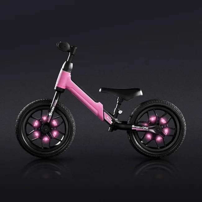 Bicicleta Copii QPlay Spark - 12 Inch, Roz
