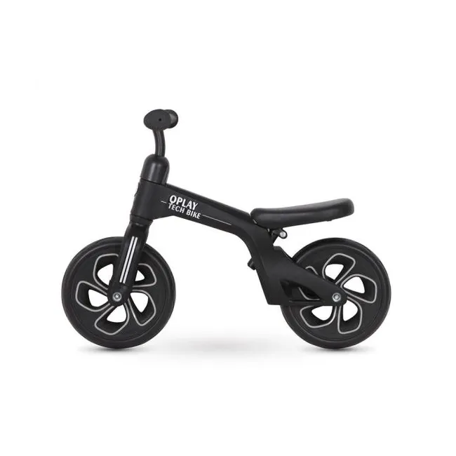 Bicicleta Copii QPlay Tech - 10 Inch, Negru