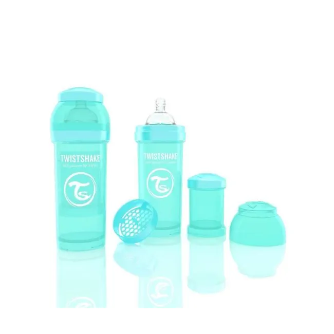Biberon Anticolici Twistshake 260 Ml - Turcoaz