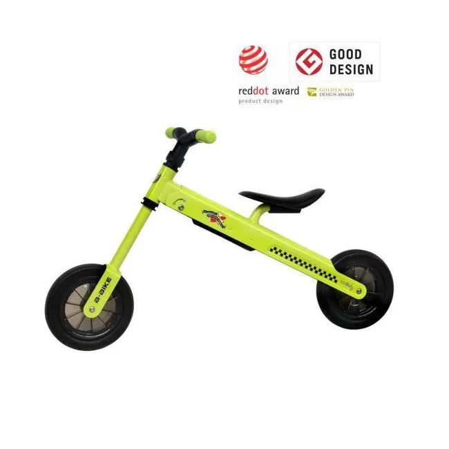 Bicicleta Copii Dhs B-Bike - 8.3 Inch, Verde