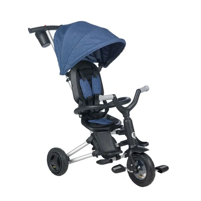 Tricicleta Ultrapliabila QPlay Nova Rubber - Albastru