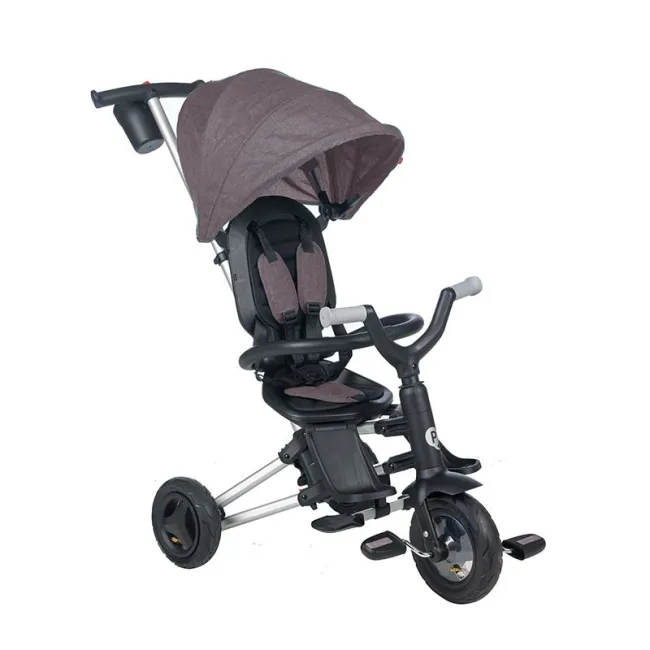 Tricicleta Ultrapliabila QPlay Nova Rubber - Negru
