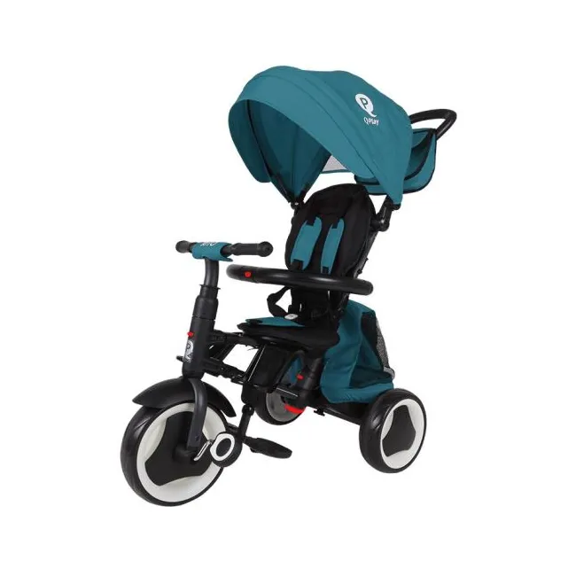 Tricicleta Pliabila QPlay Rito Plus - Turcoaz