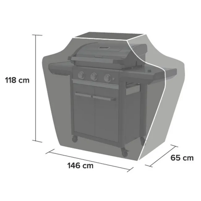 Husa Campingaz Classic L pentru gratarele seria 3 146 x 65 x 118 cm - 2000037296