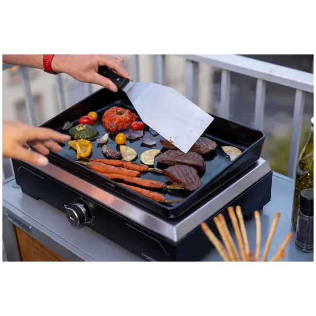 Plancha electrica Campingaz Electric 1XD fonta emailata curatare usoara husa inclusa - 2198523