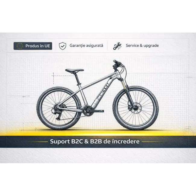 Bicicleta Mtb Prophete 52872 - 27.5 inch, XL, Negru