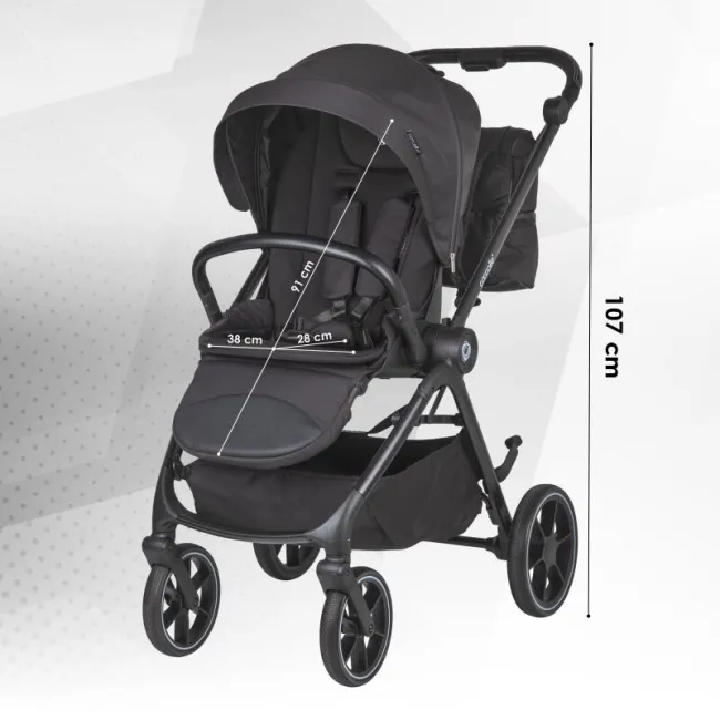 Carucior modular 2in1 Coccolle Serry Jet black