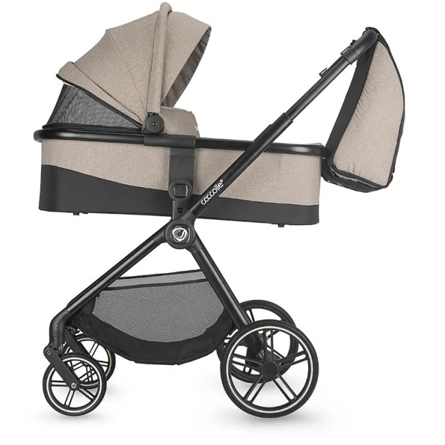Carucior modular 3in1 Coccolle Lissia Butternut Beige+ Scoica auto iSize Coccolle Knox Black