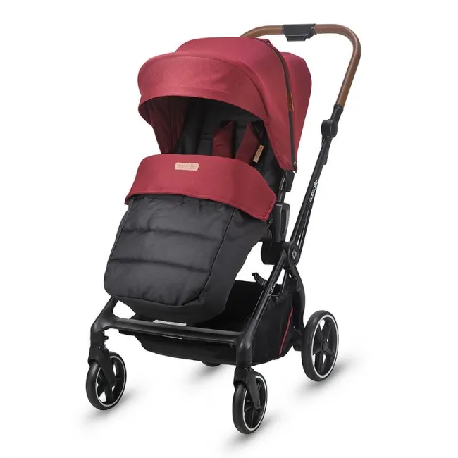 Carucior modular 3in1 Coccolle Saliara Cabernet+ Scoica auto iSize Coccolle Knox Black
