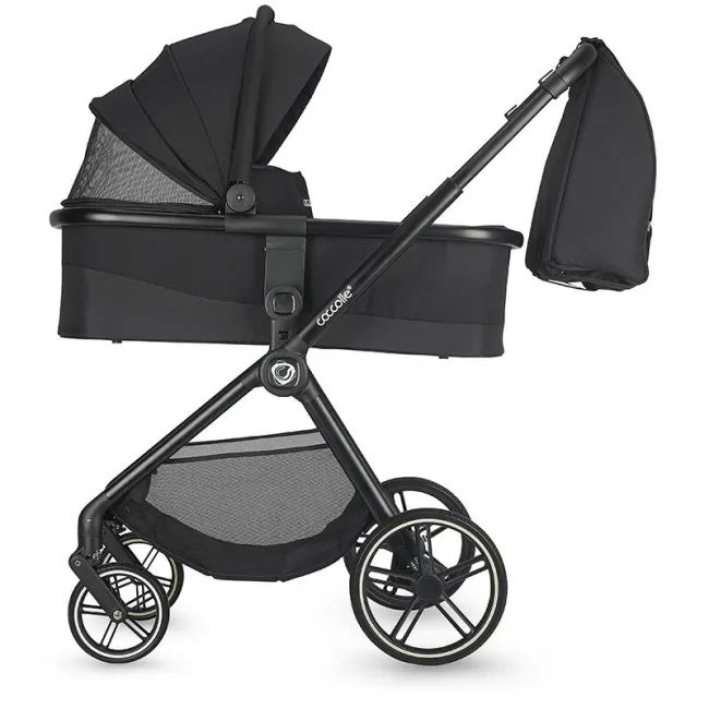 Carucior modular 4in1 Coccolle Lissia Anthracite cu Scoica auto iSize Coccolle Knox Black si Baza isofix iSize Coccolle Knox