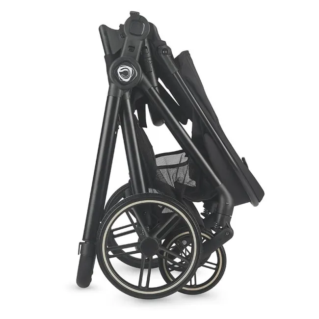 Carucior modular 4in1 Coccolle Lissia Anthracite cu Scoica auto iSize Coccolle Knox Black si Baza isofix iSize Coccolle Knox