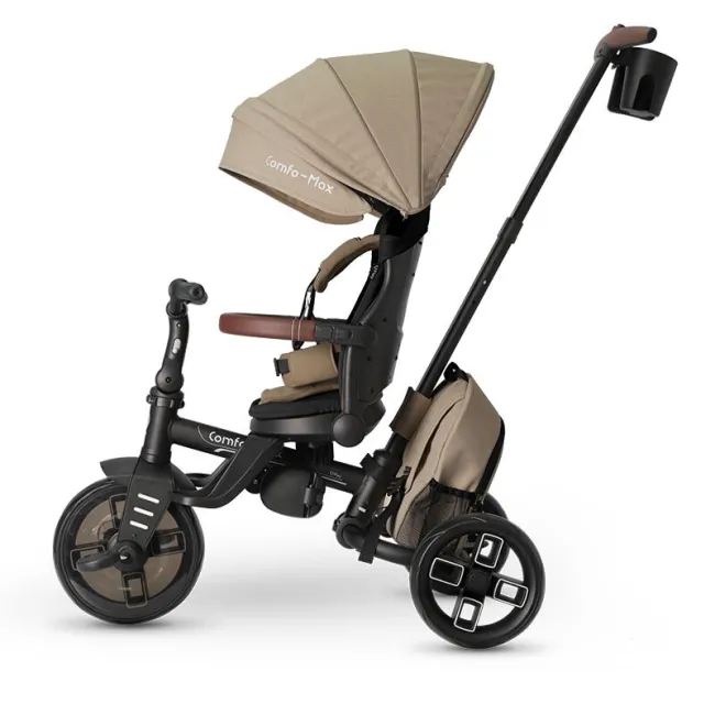 Tricicleta ultrapliabila Qplay Comfo Max Bej inchis