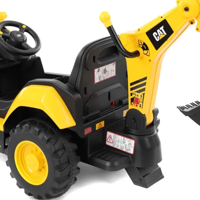 CAT BACKHOE GALBEN -  Buldoexcavator cu baterie