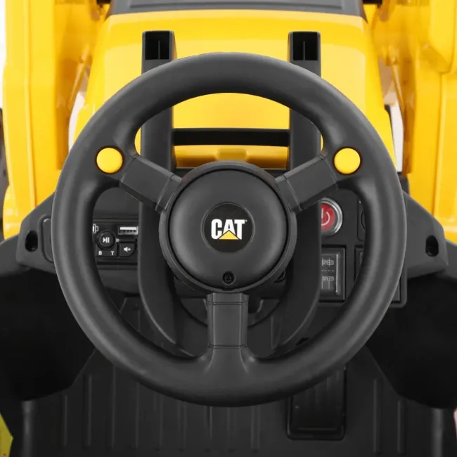 CAT BACKHOE GALBEN -  Buldoexcavator cu baterie