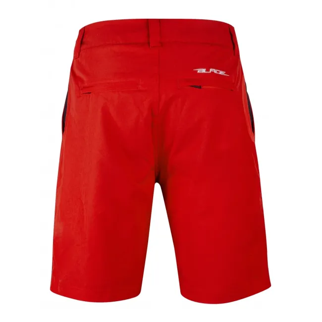 Pantaloni Force Blade MTB cu sub-pantaloni cu bazon rosu L