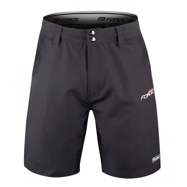 Pantaloni Force Blade MTB cu sub-pantaloni cu bazon Negru L
