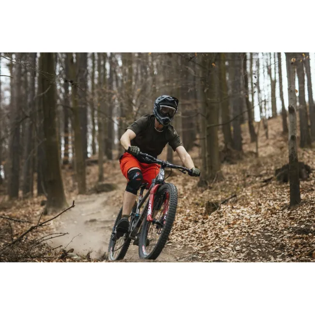 Pantaloni Force Blade MTB cu sub-pantaloni cu bazon rosu XL