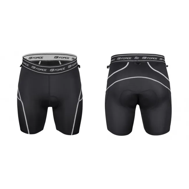 Pantaloni Force Blade MTB cu sub-pantaloni cu bazon rosu XL