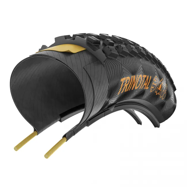 Anvelopa pliabila Continental Trinotal Race Rapid 60-622 (29 X 2.40) Rapid comp, Tubeless Ready, black/transparent