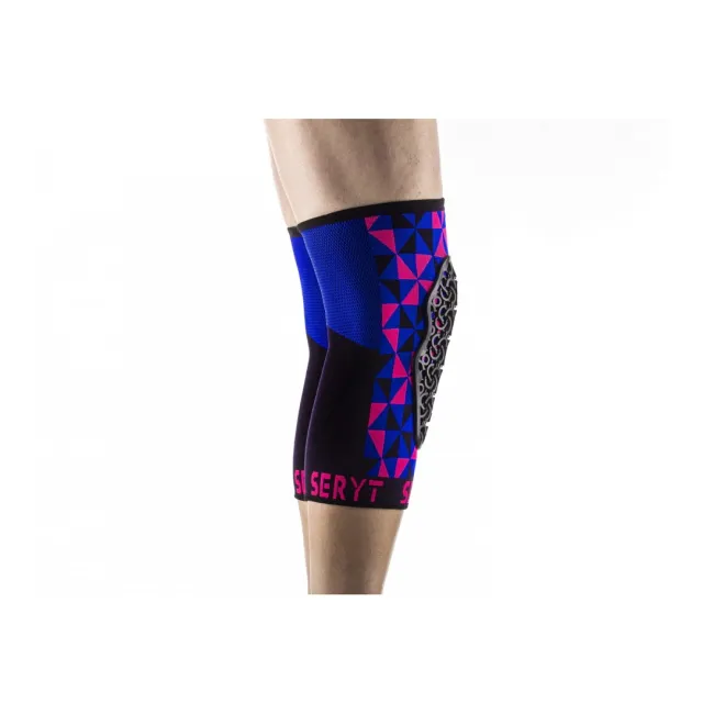 Protectii genunchi Seryt Arlecchino Pink Blue M