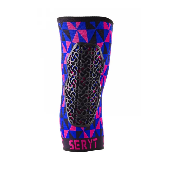 Protectii genunchi Seryt Arlecchino Pink Blue S