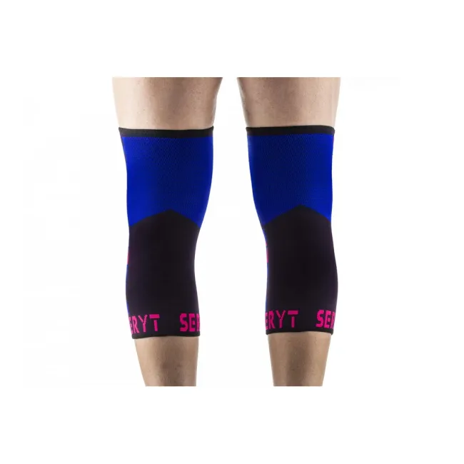 Protectii genunchi Seryt Arlecchino Pink Blue S