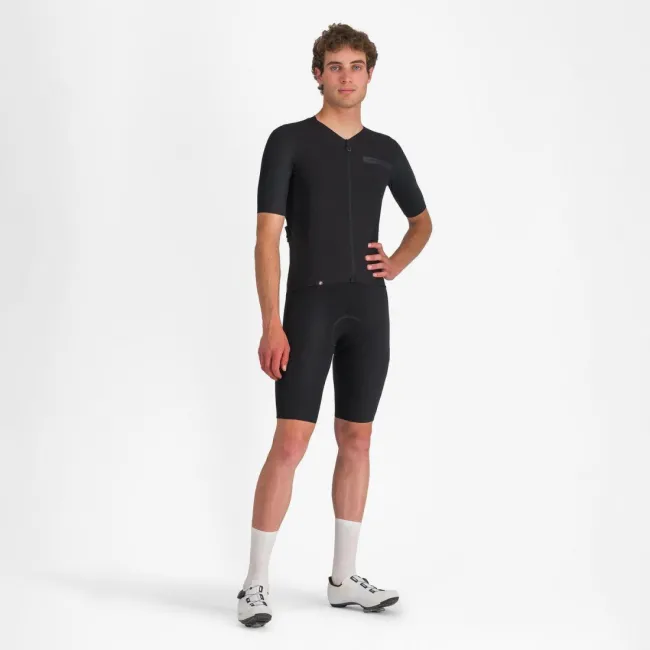 Tricou cu maneca scurta Castelli Premio EVO, pentru barbati, negru deschis/negru, L