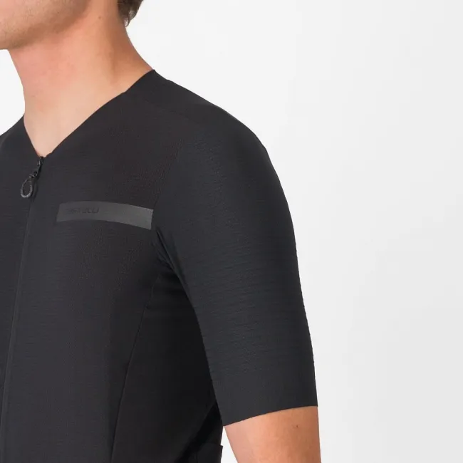 Tricou cu maneca scurta Castelli Premio EVO, pentru barbati, negru deschis/negru, L