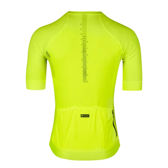 Bluza Force Sway cu maneci scurte Fluo XXL
