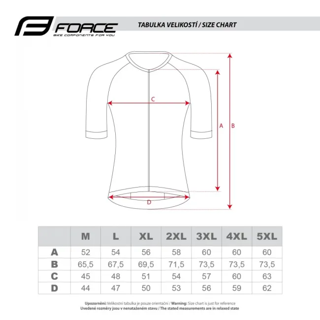 Bluza Force Sway cu maneci scurte Fluo XXL