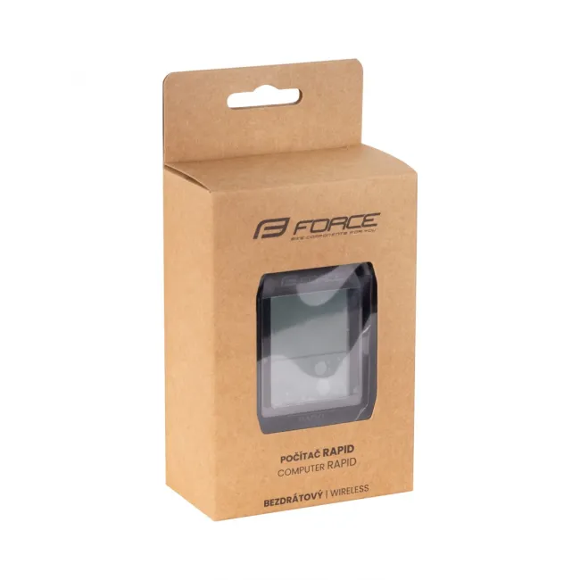 Ciclocomputer Force RAPID 15F fara fir, negru