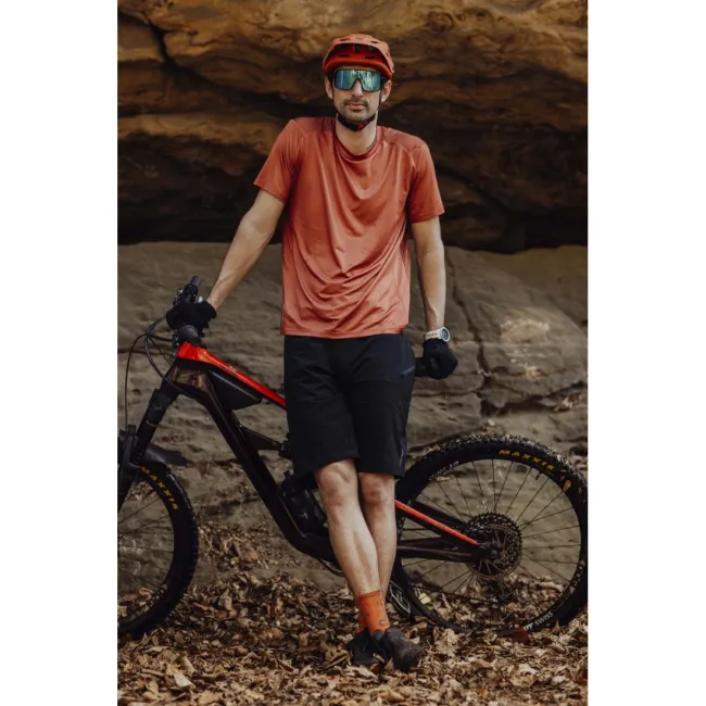 Pantaloni Scurti Force Mount MTB Negri XL