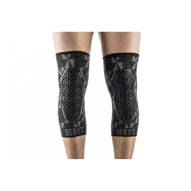Protectii genunchi Seryt Arlecchino Grey Black M