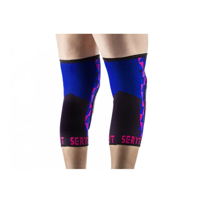 Protectii genunchi Seryt Arlecchino Pink Blue L/XL