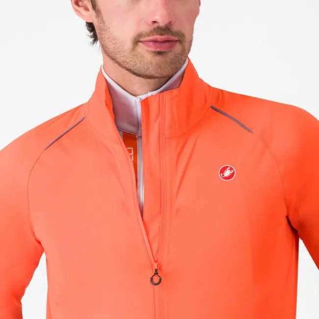 Jacheta de ploaie Castelli Emergency 3 Portocaliu Briliant XXL