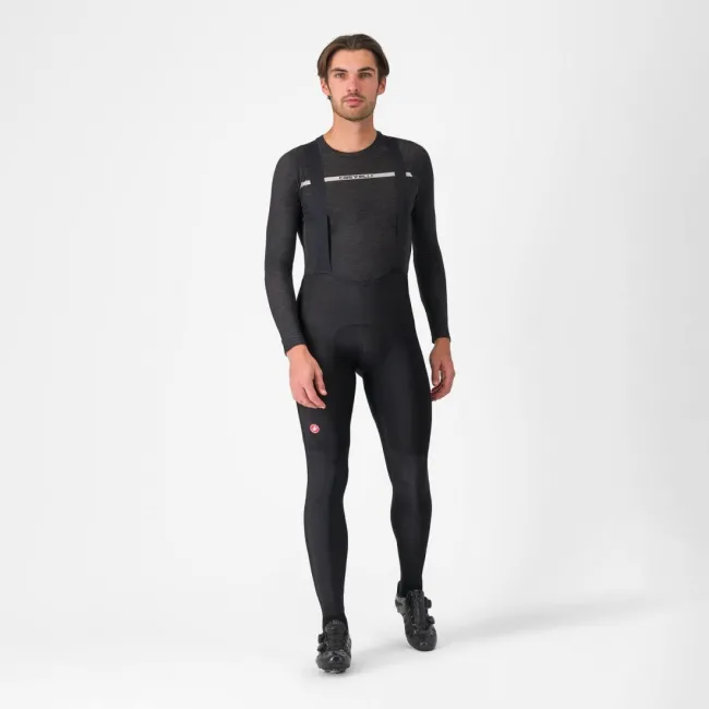 Pantaloni lungi cu bretele Castelli Competizione Negri S