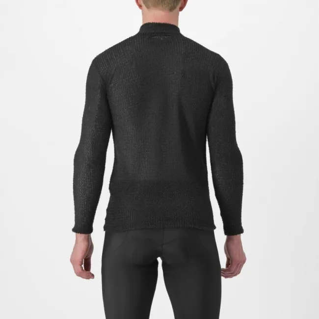 Tricou cu maneca lunga Castelli Cold Day 2nd Layer, Negru, XXL