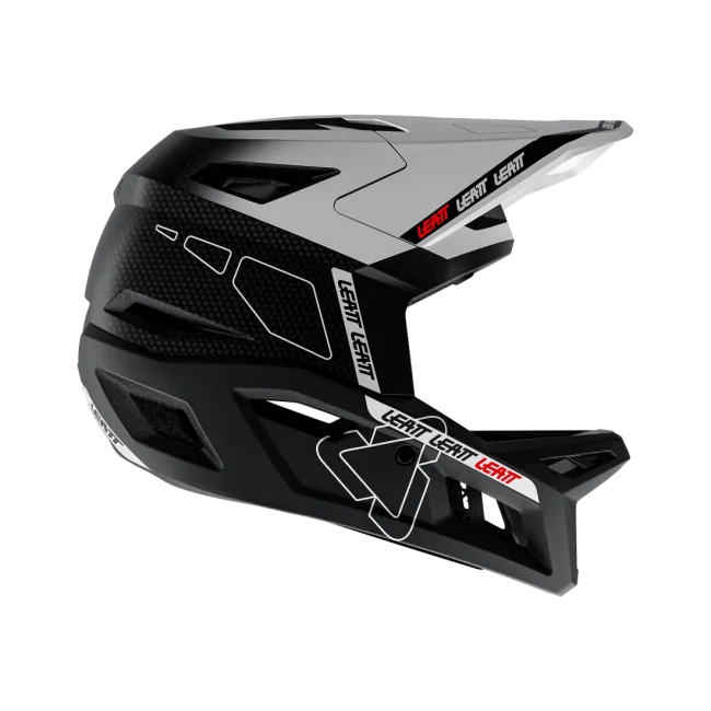 Casca Leatt MTB Gravity 6.0 Carbon White M - 57-58cm